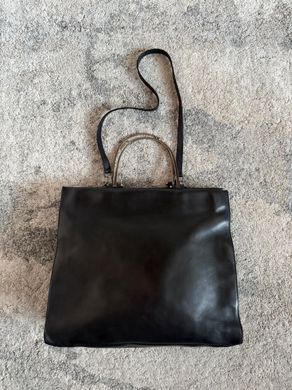Gucci 2000’s leather metal handle
