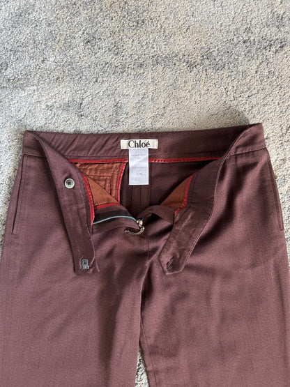 Chloé FW2001 flared pants