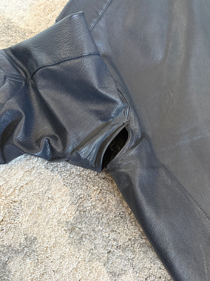Prada 1999 leather motorcycle jacket