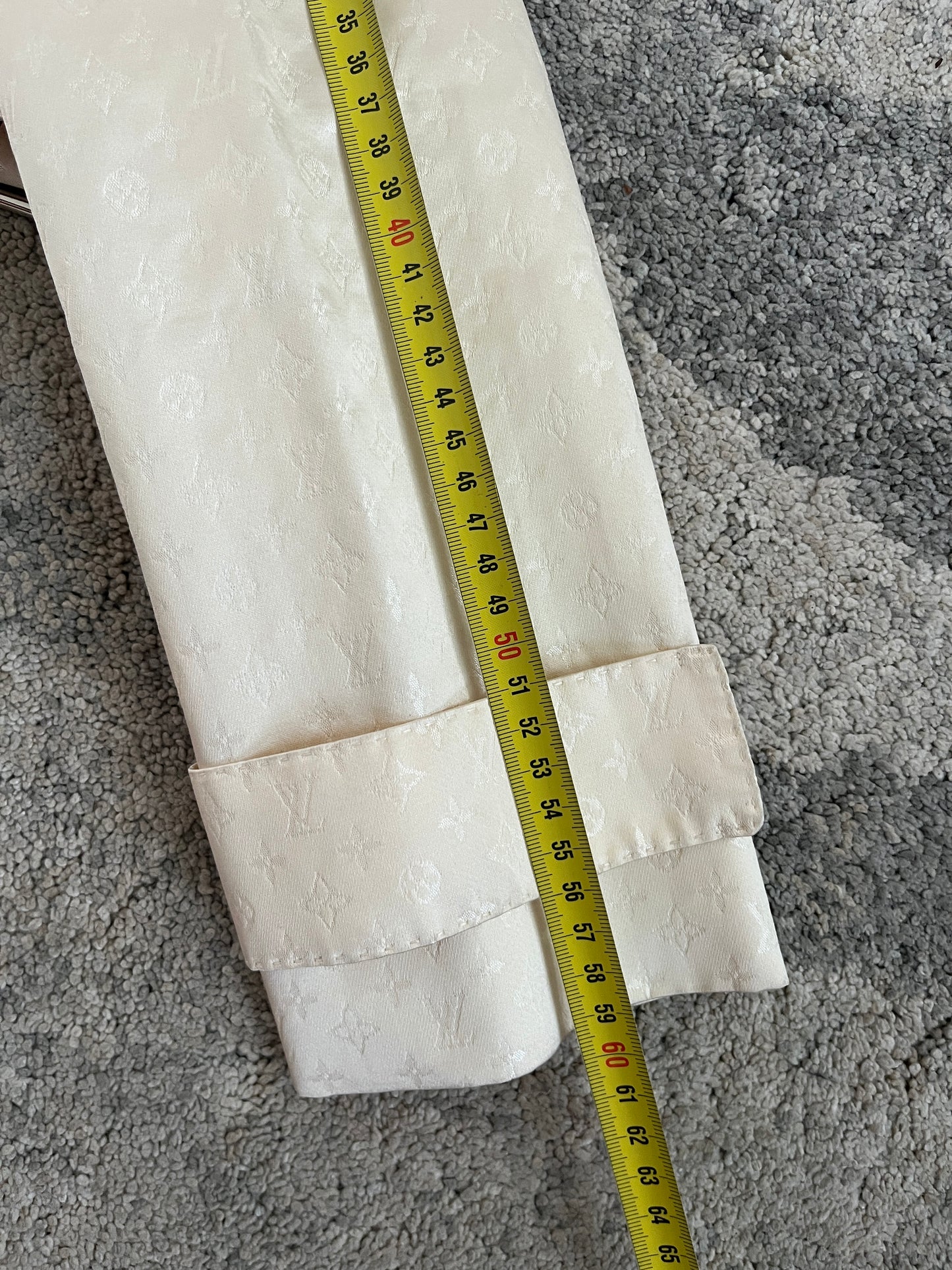 Louis Vuitton 2000’s silk monogram long coat