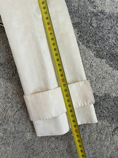 Louis Vuitton 2000’s silk monogram long coat