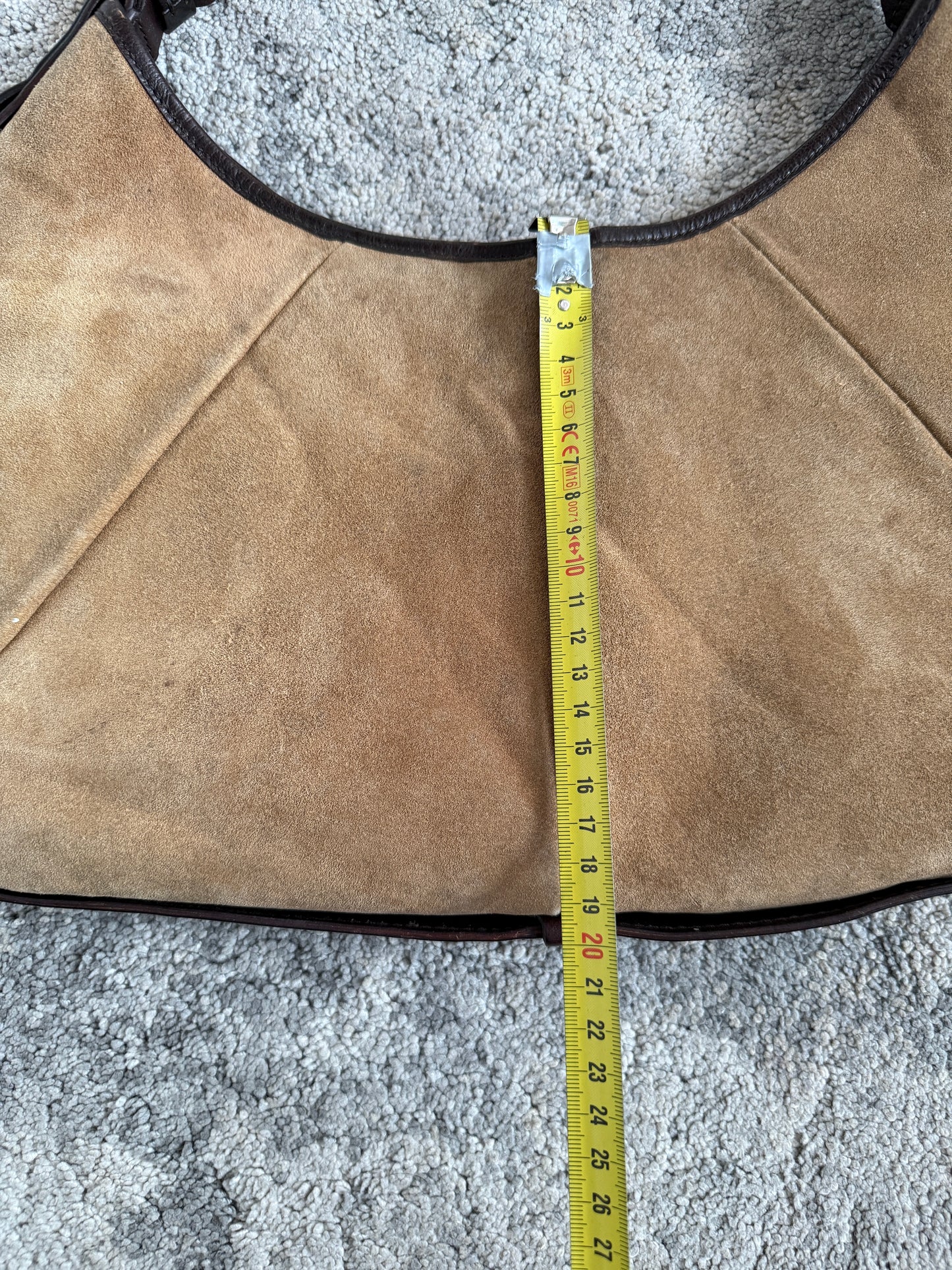 Yves Saint Laurent FW2002 suede Mombasa bag