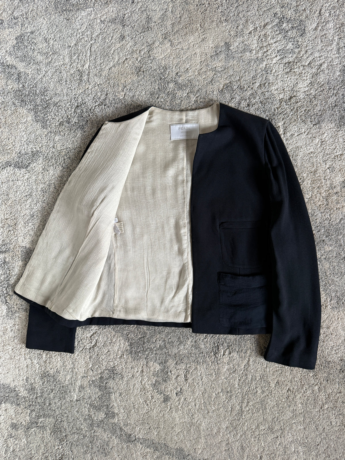 Prada SS2000 acrylic & viscose jacket