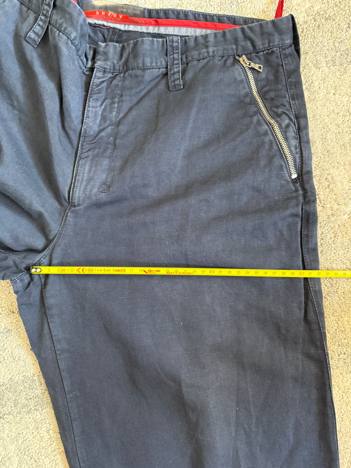 Prada 2000’s linen & cotton cargo pants