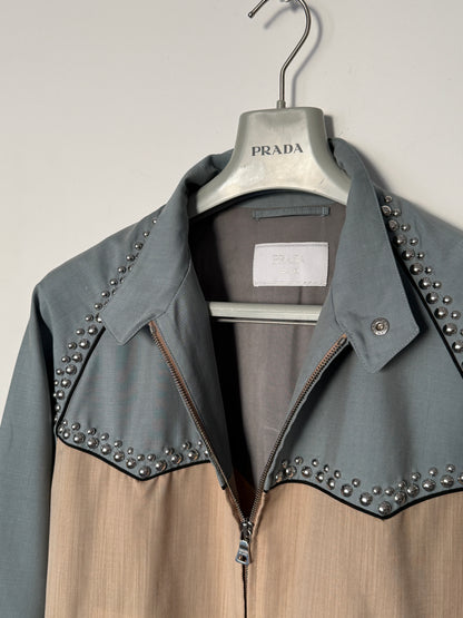Prada SS2012 wool studded jacket