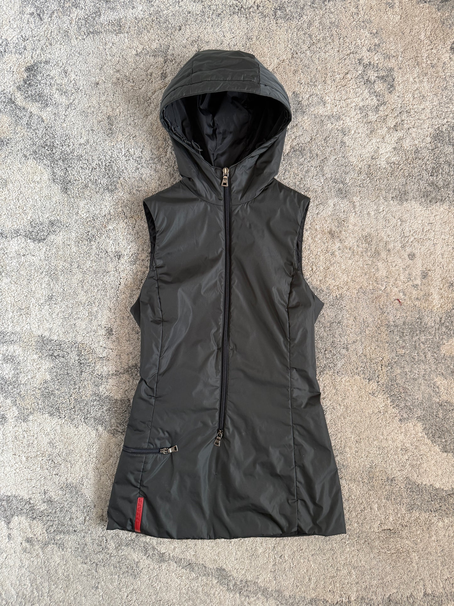 Prada FW1999 padded nylon vest/dress
