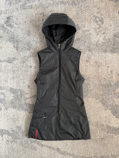 Prada FW1999 padded nylon vest/dress