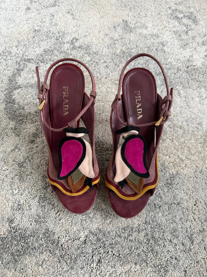 Prada SS2008 fairy suede heels