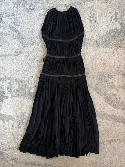 Prada FW2002 silk pleated dress