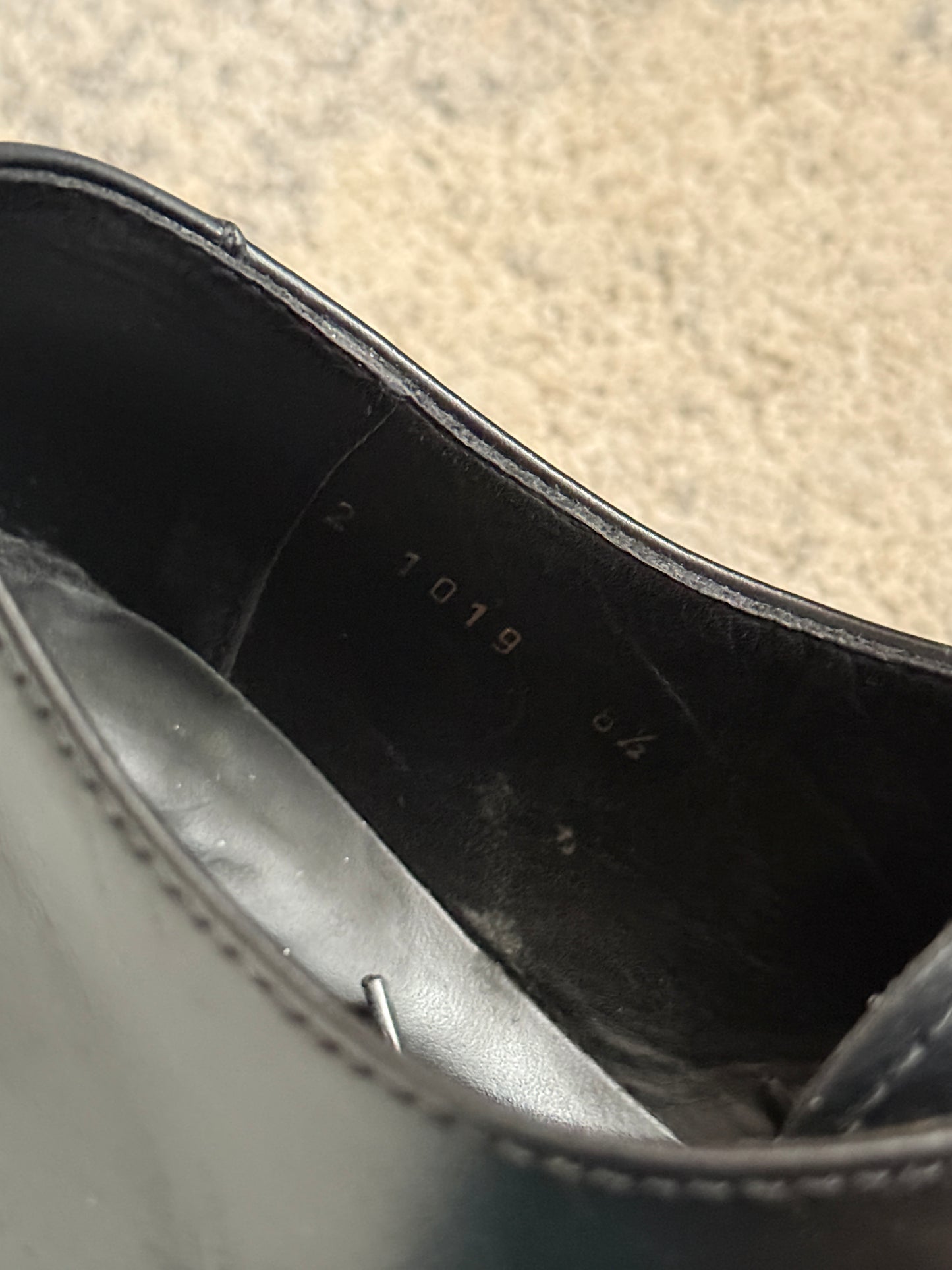 Prada FW1999 leather derby