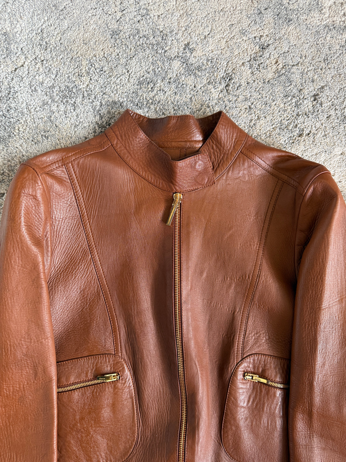 Gucci 1999 leather jacket