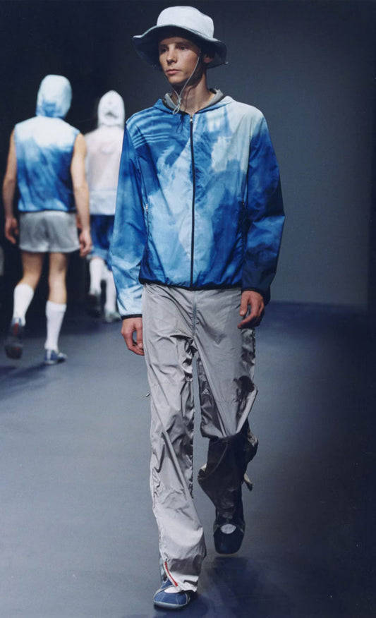 Prada SS2000 cotton & nylon pants