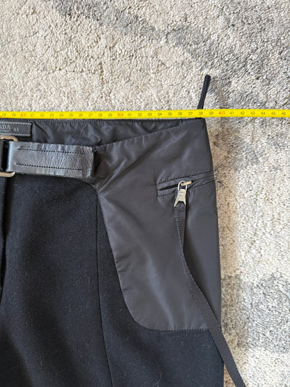 Prada FW1999 wool & nylon pants