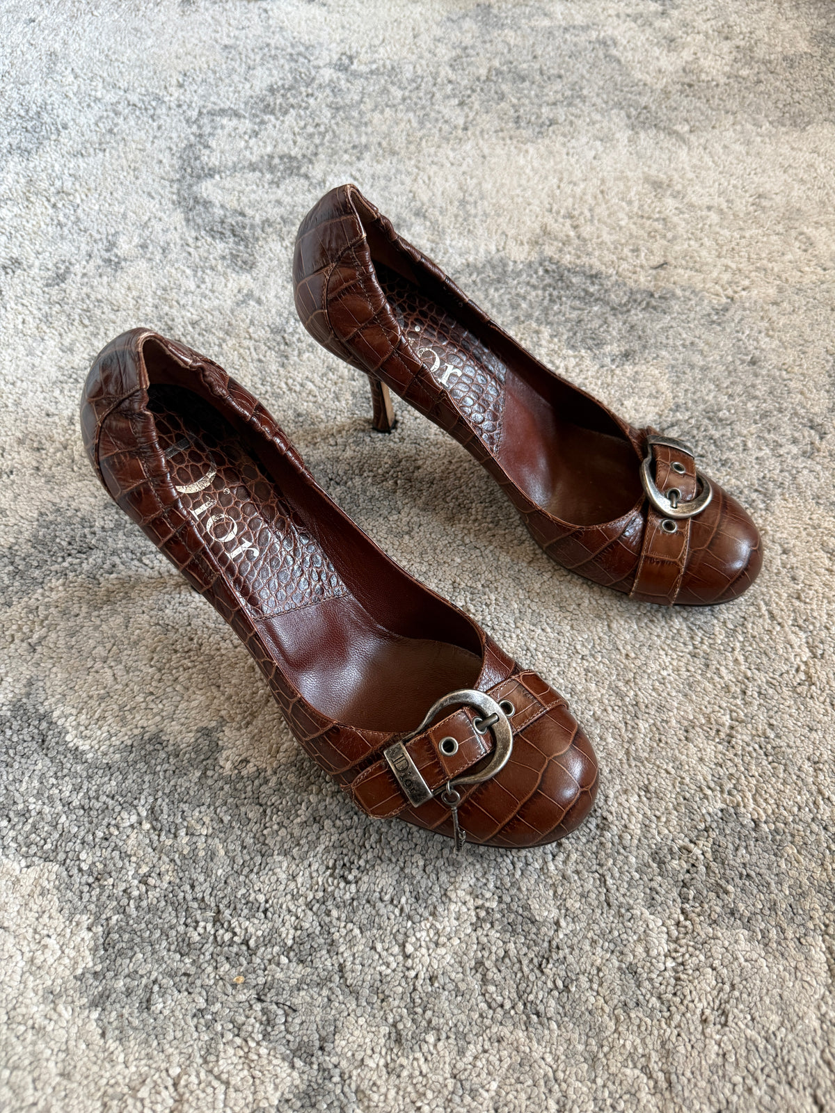 Dior 2006 Gaucho leather heels