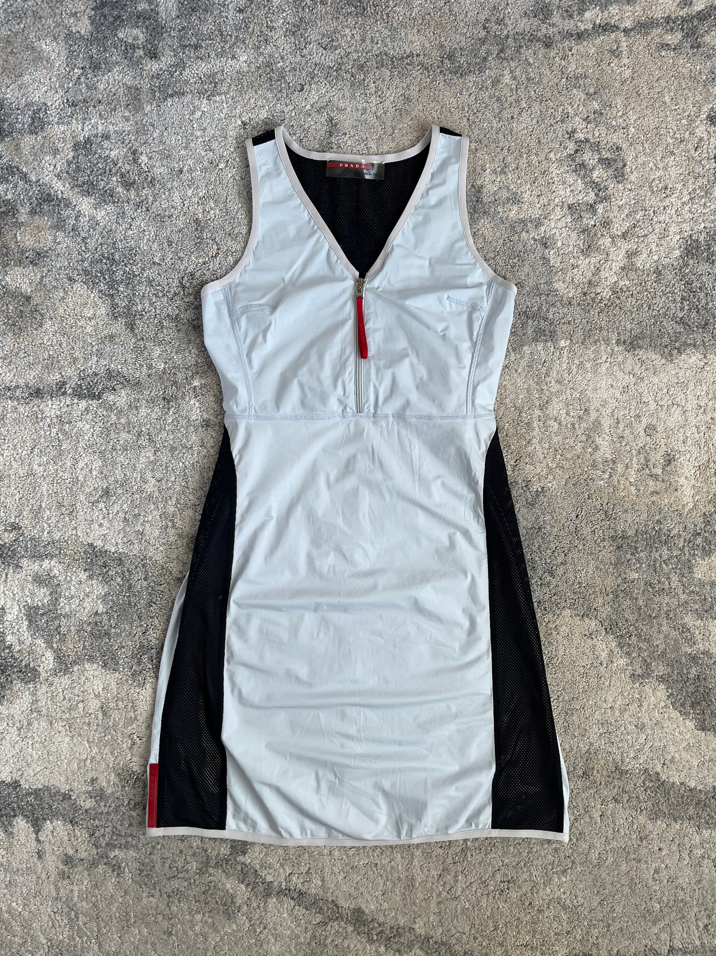 Prada 1999 nylon & mesh dress