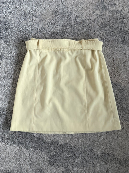 Miu Miu 1993 nylon & rayon mini skirt