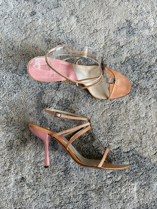 Dior SS2004 Star hardcore leqther heels