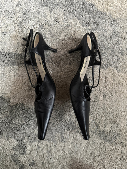 Prada 1990’s leather heels