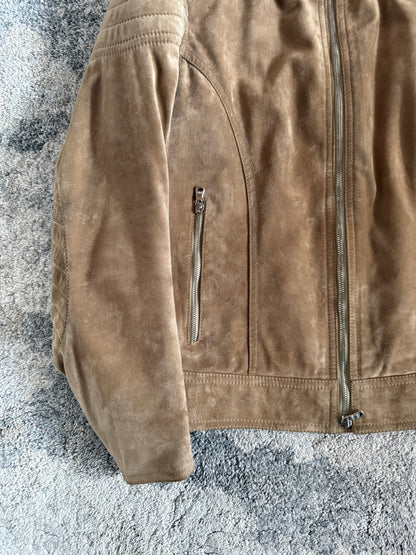 Gucci 2000’s motorcycle suede jacket