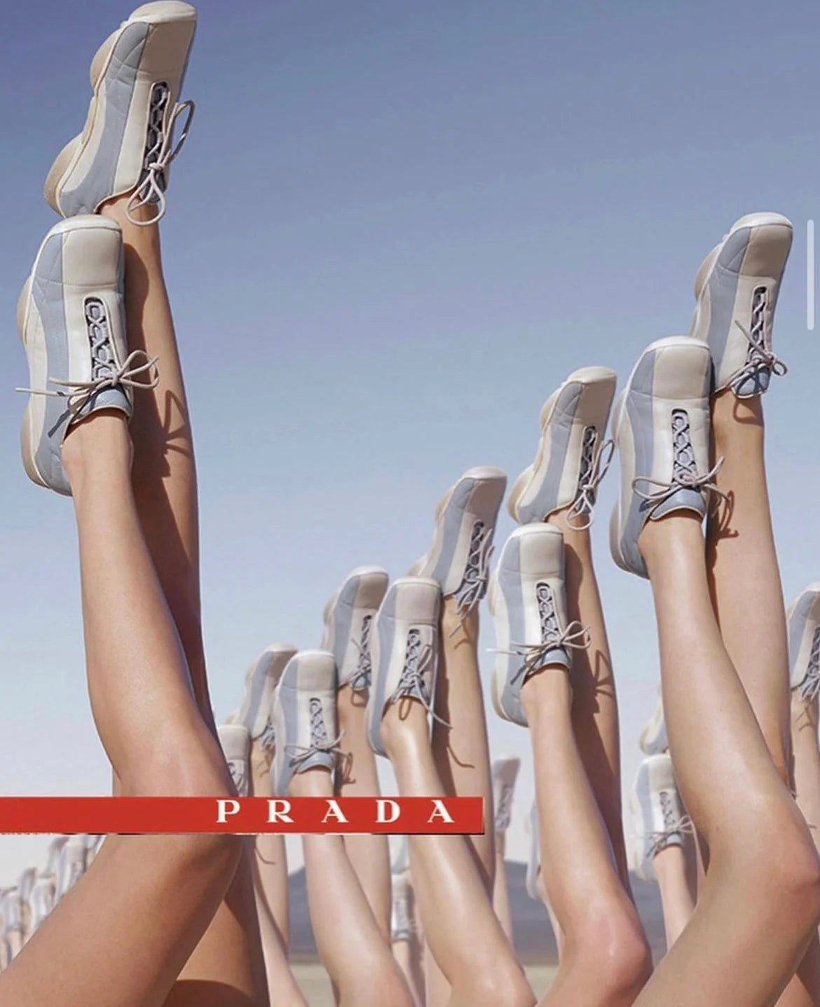 Prada SS2001 leather Velcro trainers