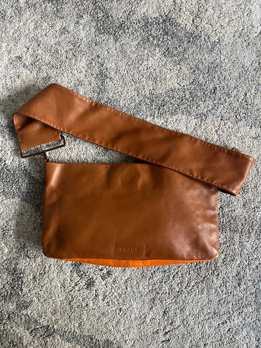 Prada SS2001 leather hand bag