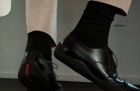 Prada SS1999 sport leather derby