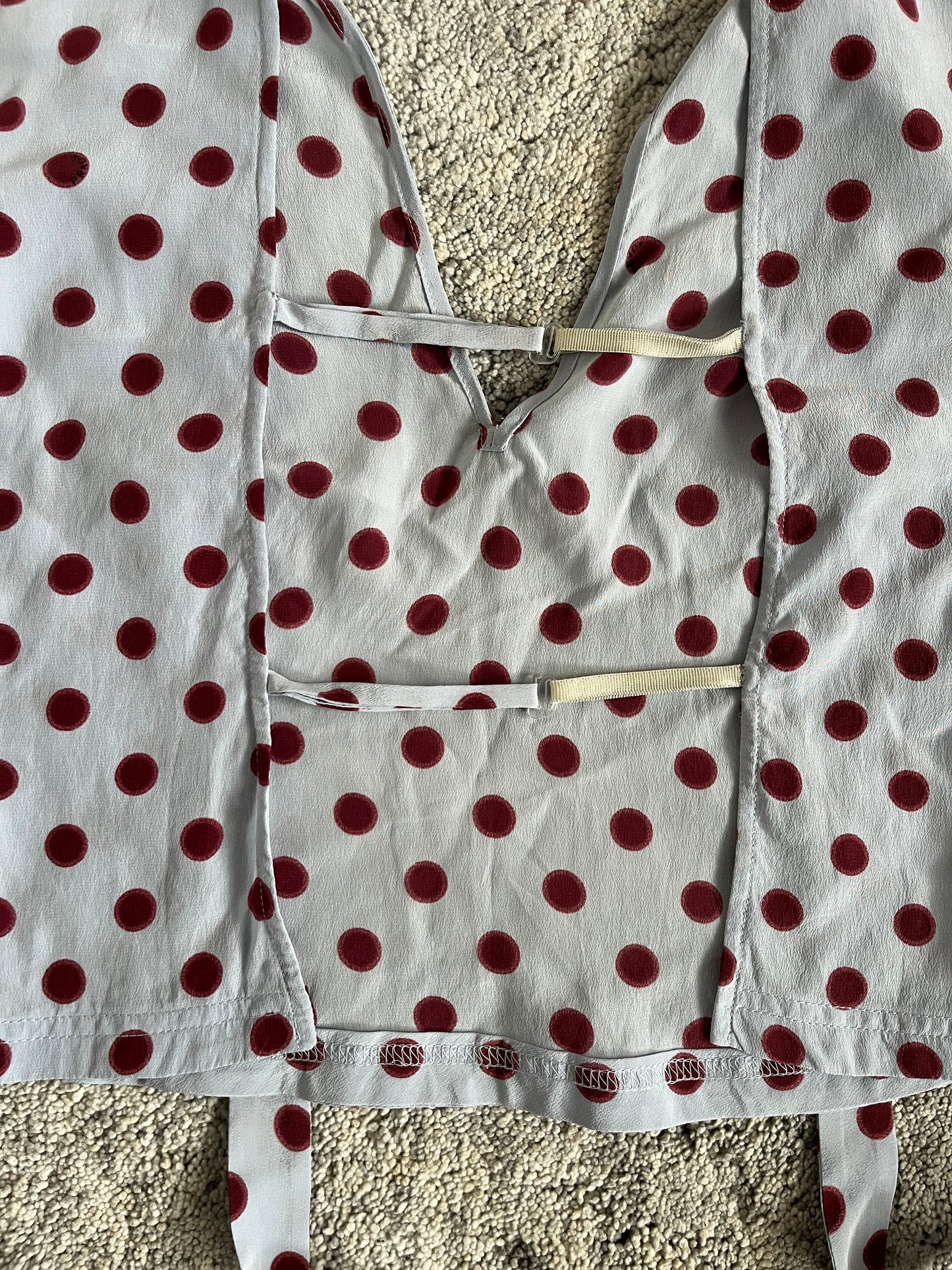 Prada SS2000 polka dot silk tanktop