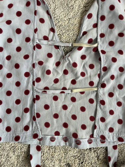 Prada SS2000 polka dot silk tanktop