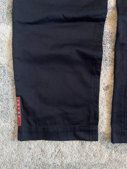 Prada 2003 Luna Rossa cotton pants