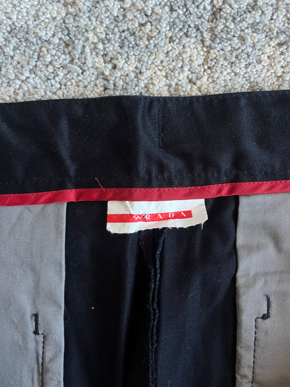Prada 2003 Luna Rossa cotton pants