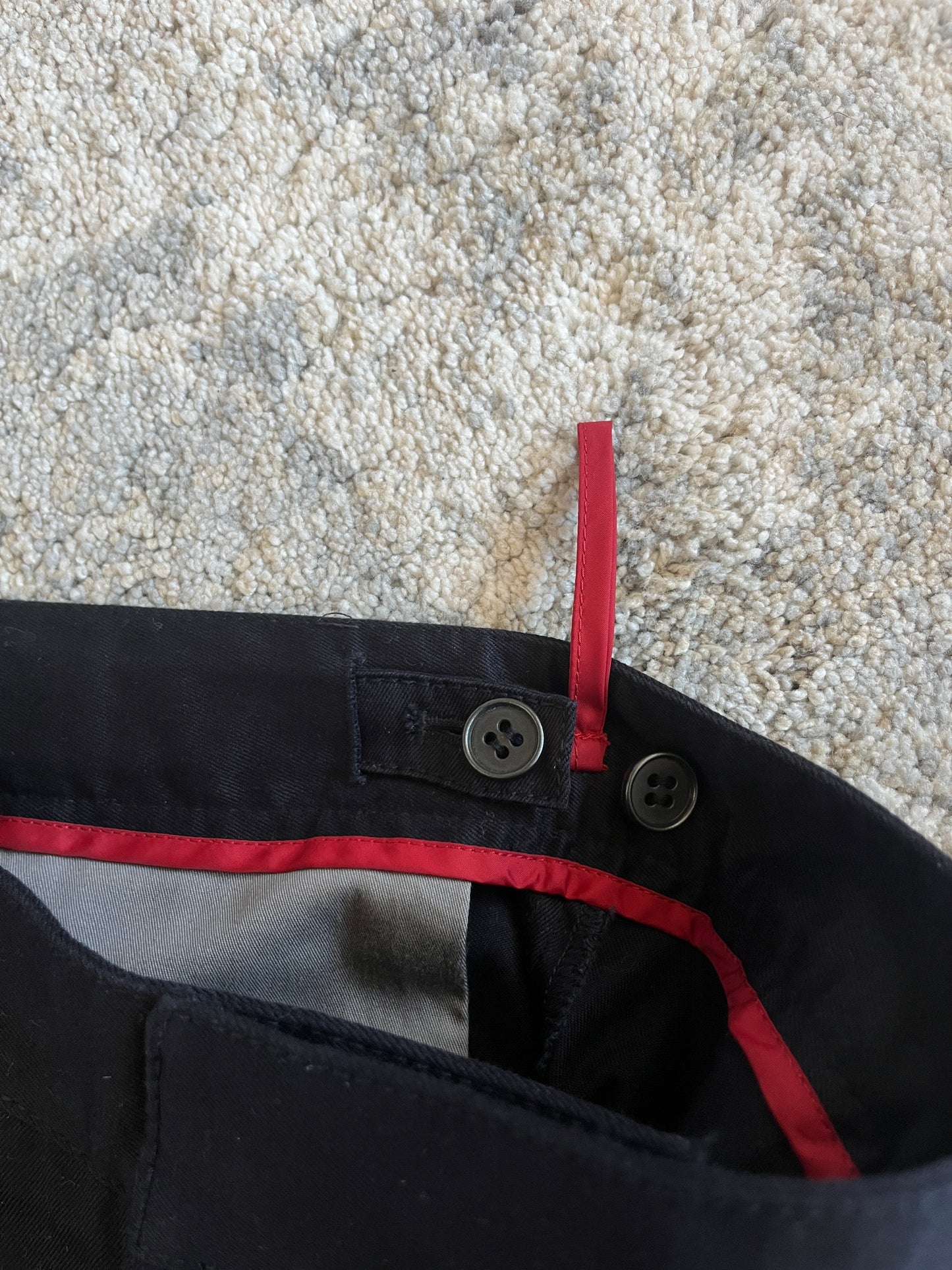 Prada 2003 Luna Rossa cotton pants
