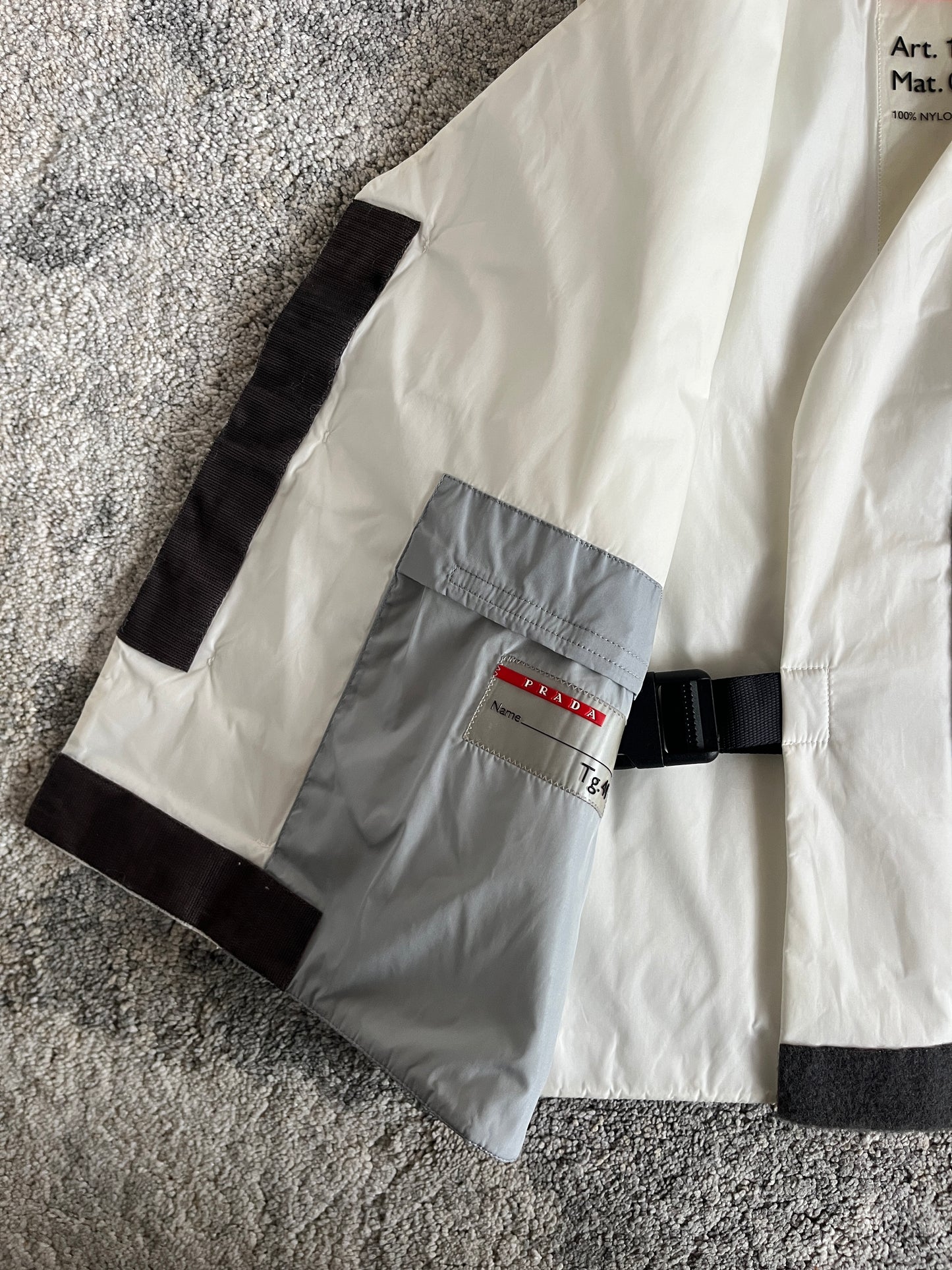 Prada SS19999 kimono nylon padded vest