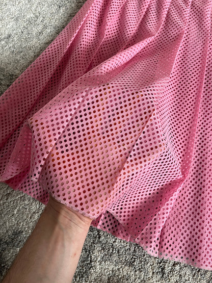 Miu Miu SS2000 perfored nylon skirt