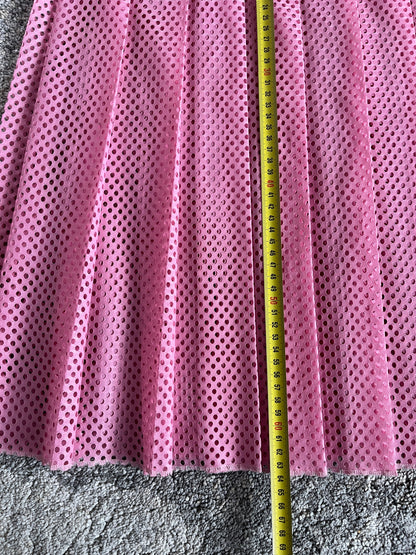 Miu Miu SS2000 perfored nylon skirt