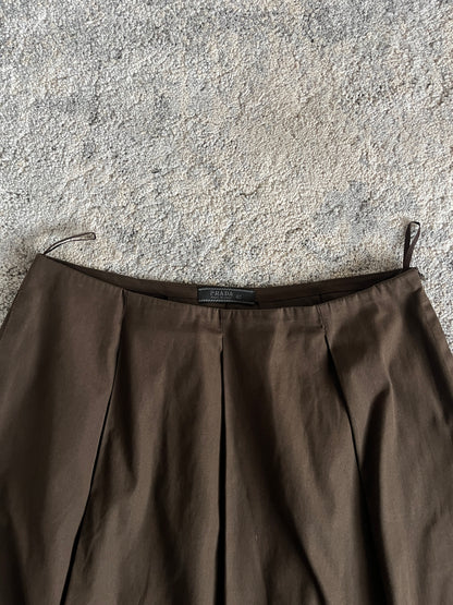 Prada SS1999 cotton pleated skirt