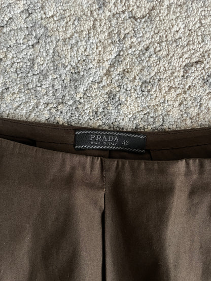 Prada SS1999 cotton pleated skirt