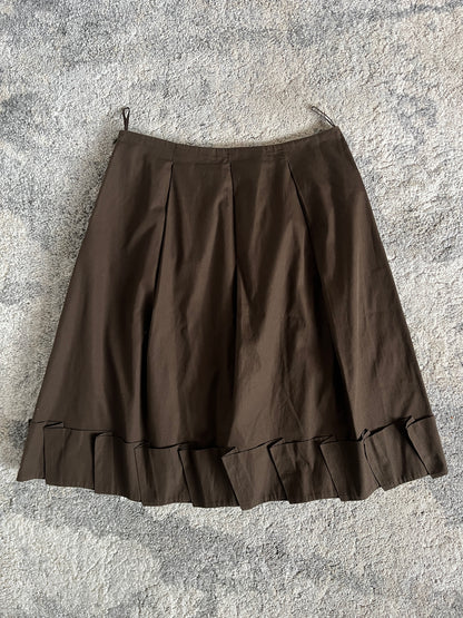 Prada SS1999 cotton pleated skirt