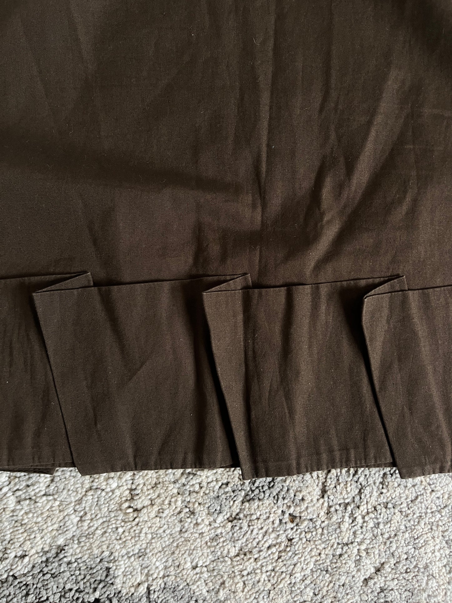 Prada SS1999 cotton tailored skirt