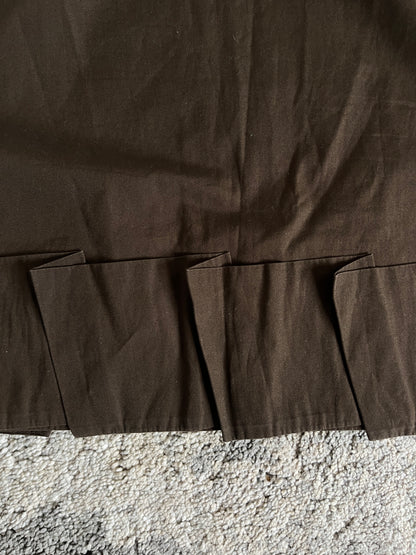 Prada SS1999 cotton tailored skirt