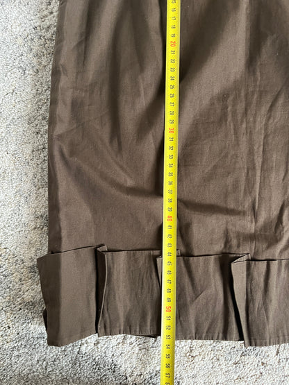 Prada SS1999 cotton tailored skirt
