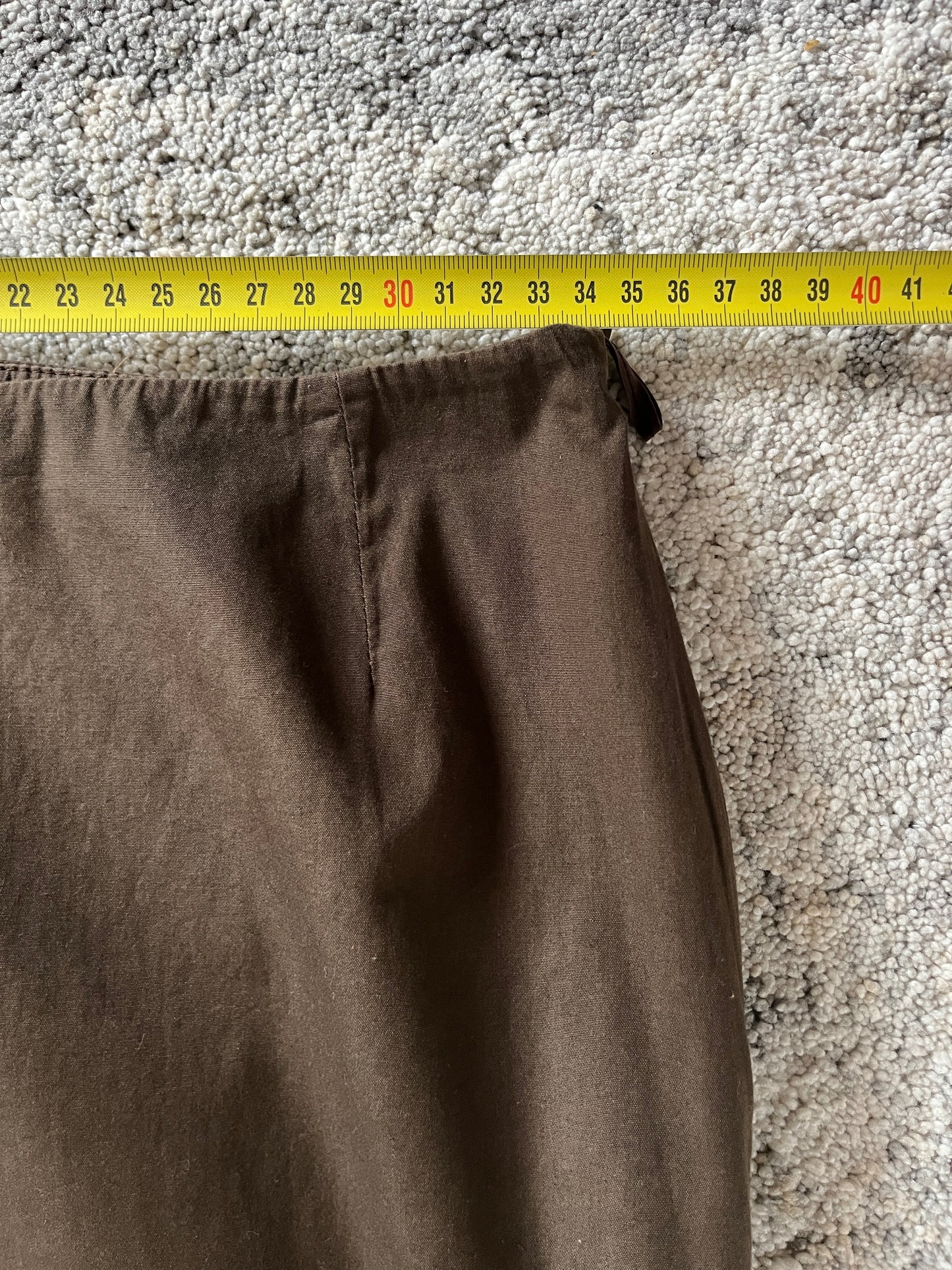 Prada SS1999 cotton tailored skirt