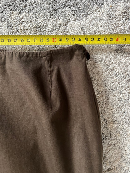 Prada SS1999 cotton tailored skirt