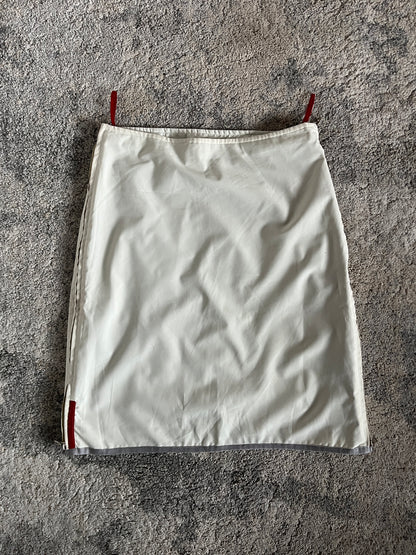 Prada 1999 nylon zip skirt