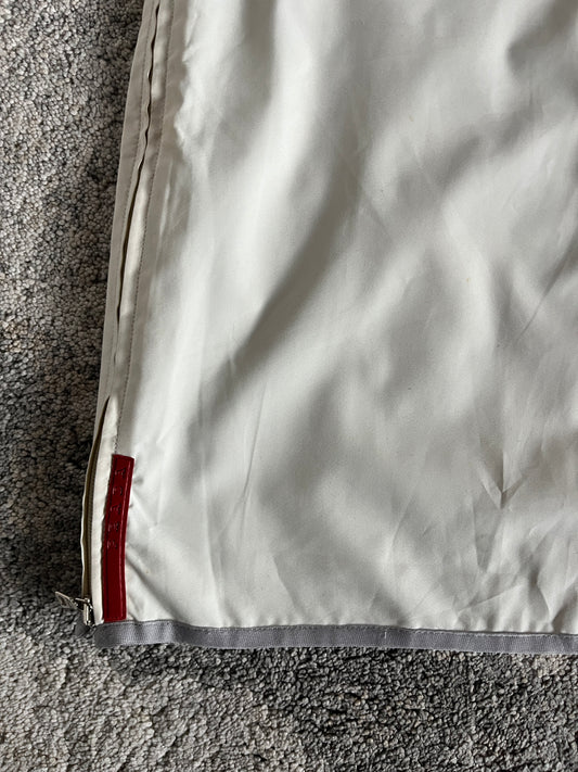 Prada 1999 nylon zip skirt