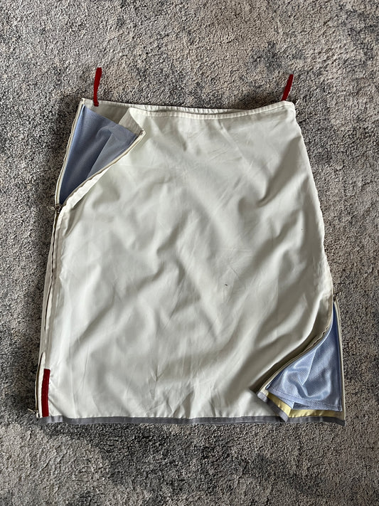Prada 1999 nylon zip skirt