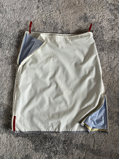 Prada 1999 nylon zip skirt