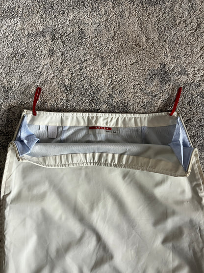Prada 1999 nylon zip skirt