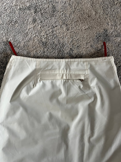 Prada 1999 nylon zip skirt