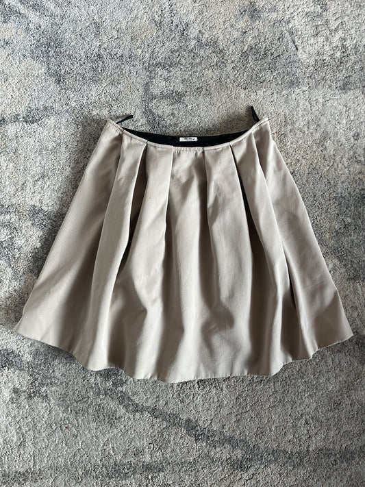 Miu Miu 2007 heavy cotton skirt