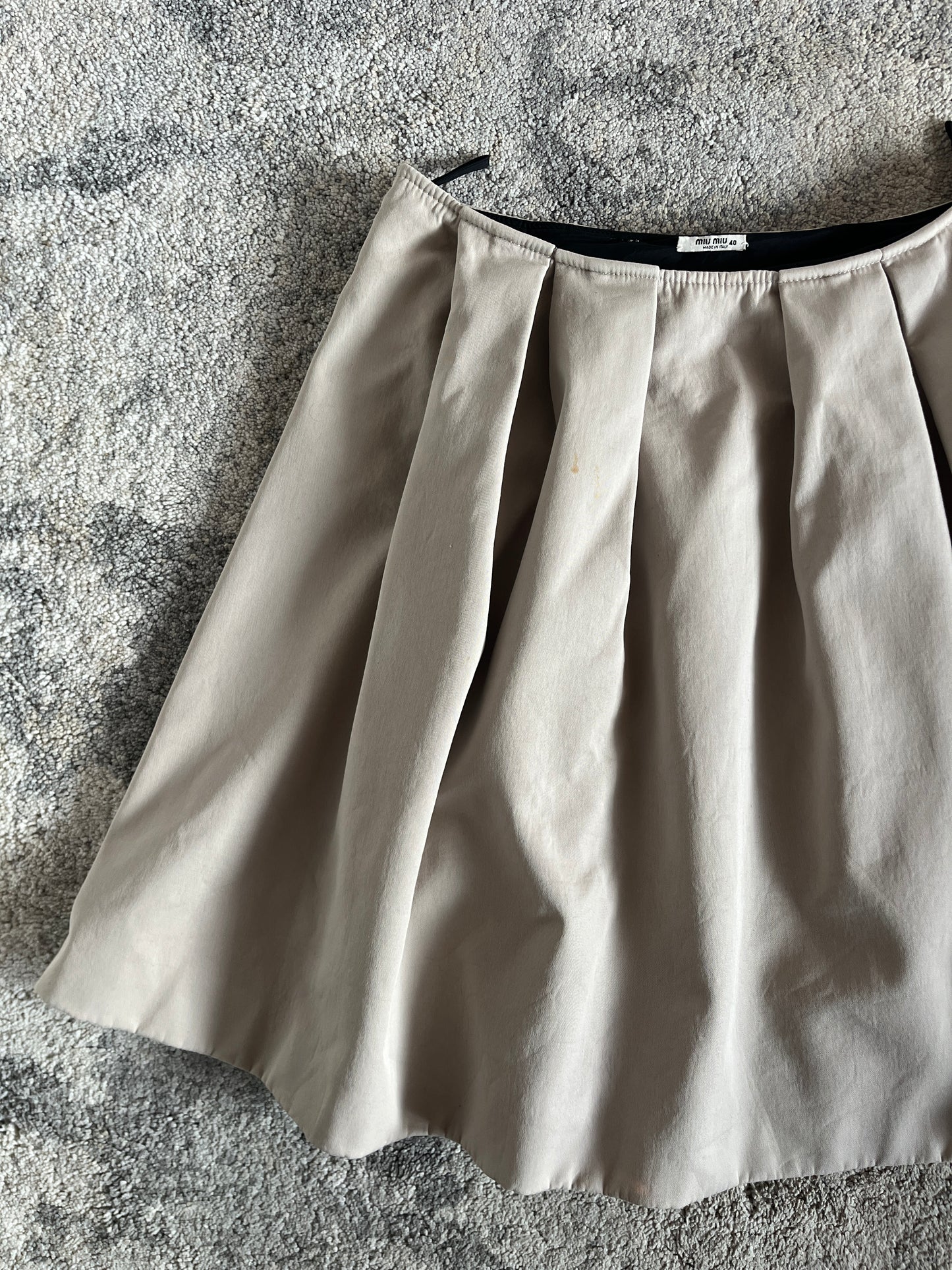 Miu Miu 2007 heavy cotton skirt